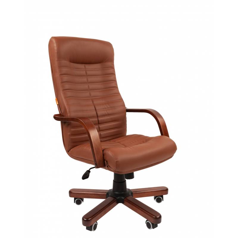 Кресло руководителя Chairman 480WD экопремиум 111 коричневый N главное фото