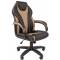 Кресло руководителя CHAIRMAN 299 Черно-бежевая Экокожа главное фото в маленьком размере