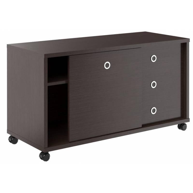 Тумба мобильная с дверью купе B 202.1 Венге Магия 1200х500х650 главное фото