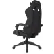 Кресло игровое Zombie Predator черный Neo Black крестов. пластик. Фото товара с разных ракурсов.