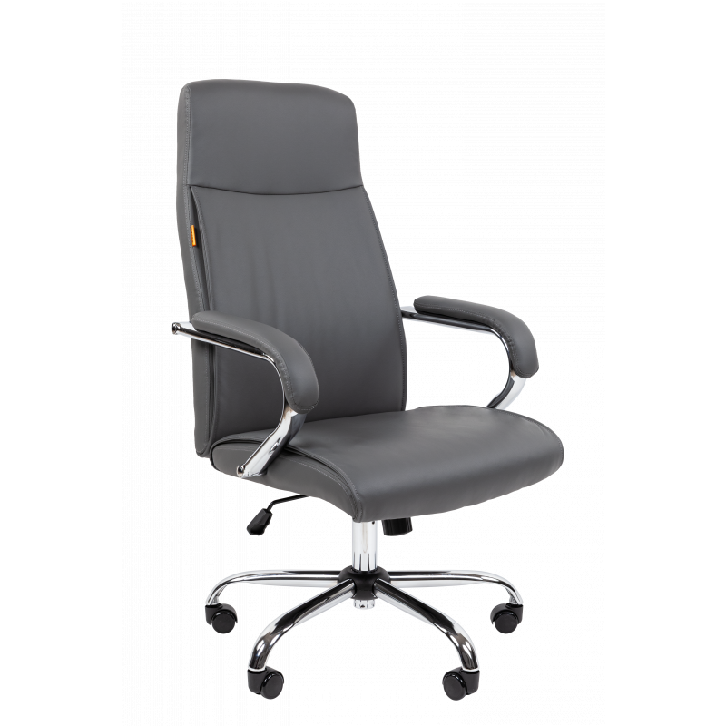 Кресло руководителя Chairman CH425 экокожа, серый главное фото