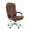Кресло руководителя Chairman 795 ЭКО Россия экокожа коричневый главное фото в маленьком размере