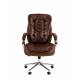 Кресло руководителя Chairman 795 Россия нат.кожа/экокожа коричневая Bruno N. Фото товара с разных ракурсов.