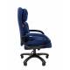 Кресло руководителя Chairman 442 Россия ткань T-82 синий (черный пластик). Фото товара с разных ракурсов.