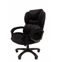 Кресло руководителя Chairman Home 434 Россия ткань Т-84 черный (черный пластик)