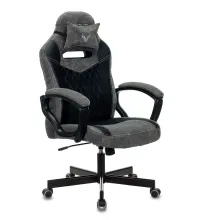 Кресло игровое геймерское Бюрократ VIKING 6 KNIGHT B FABRIC черный крестовина металл
