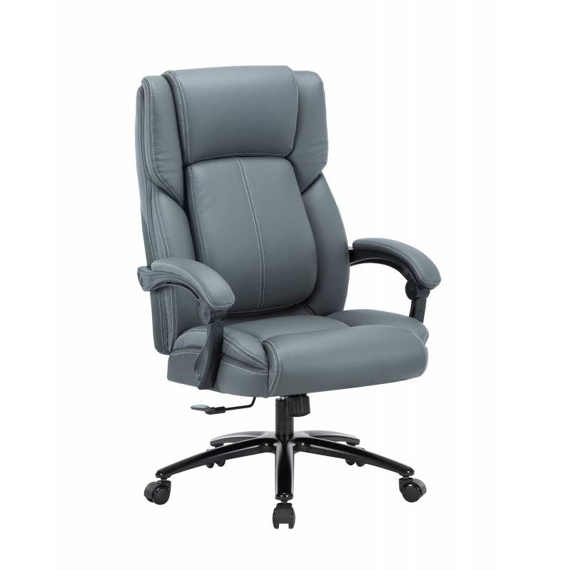 Кресло руководителя Chairman CH415 экокожа, серый главное фото