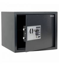 Сейф мебельный DASWERK (ДАСВЕРК) SC-300EL (300х380х300 мм), электронный замок, графит, 291346