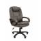 Кресло руководителя Chairman 668 Россия экопремиум серый (черный пластик) главное фото в маленьком размере